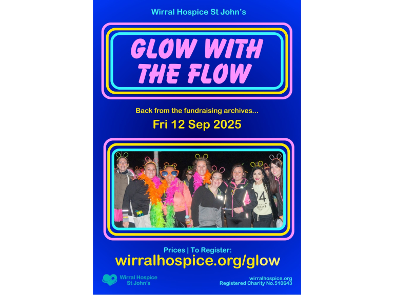 Wirral Hospice St John's 'Glow with the Flow' evening family walk