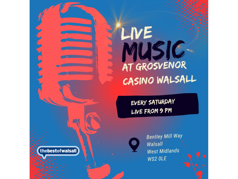 Live Music Saturdays at Grosvenor Casino Walsall 