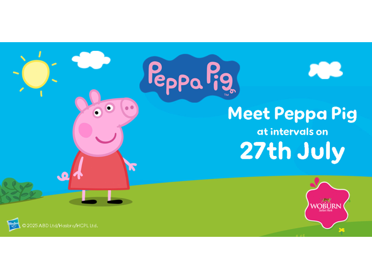 See Peppa Pig at Woburn Safari Park on 27th July!