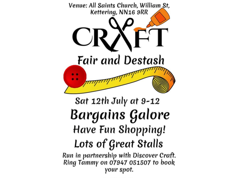 Craft Fair and Destash at All Saints