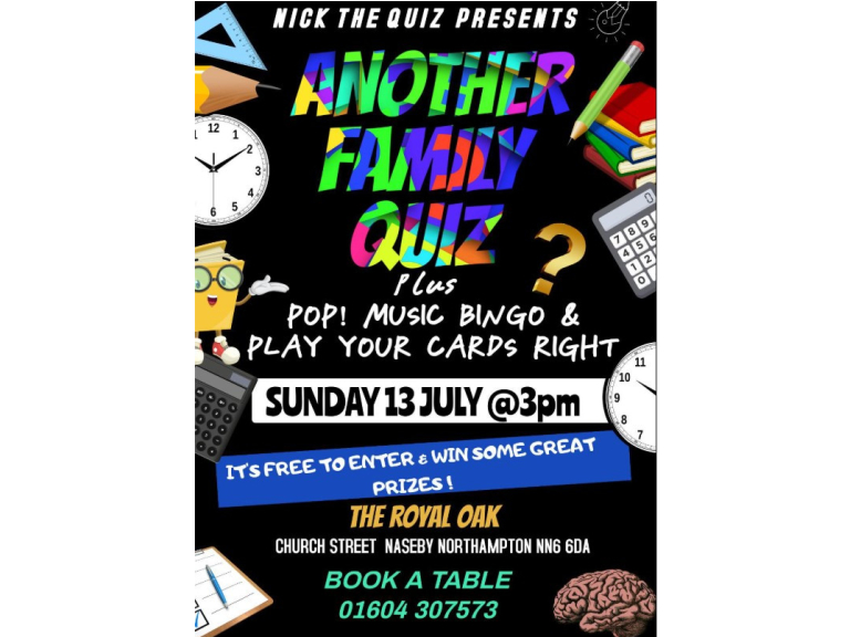 Family Quiz at The Royal Oak