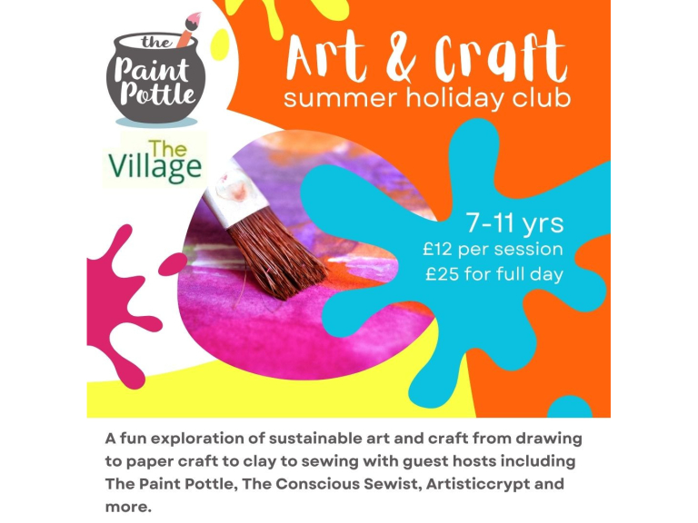Art & Craft Summer Holiday Club at The Paint Pottle