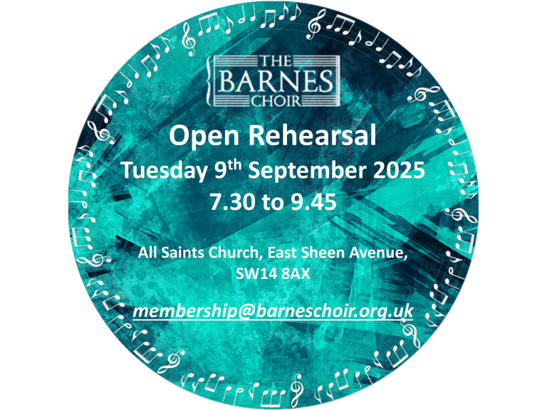 THE BARNES CHOIR OPEN REHEARSAL