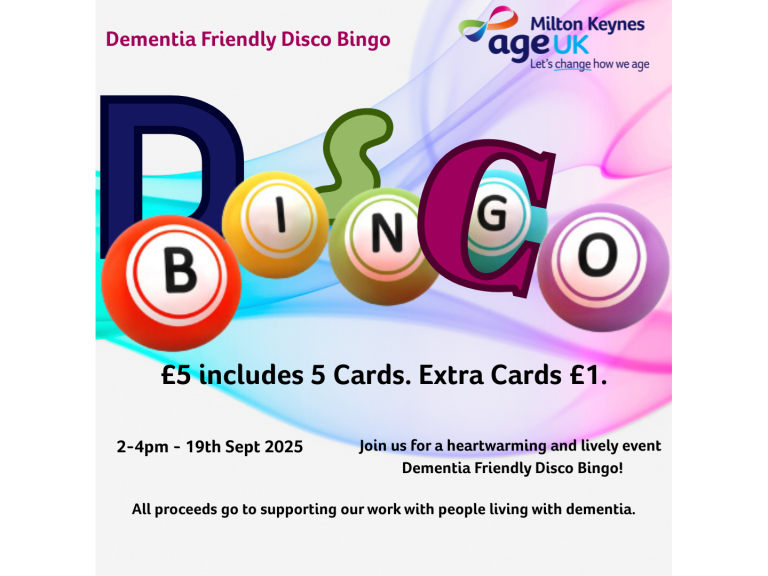 Dementia Friendly Disco Bingo!