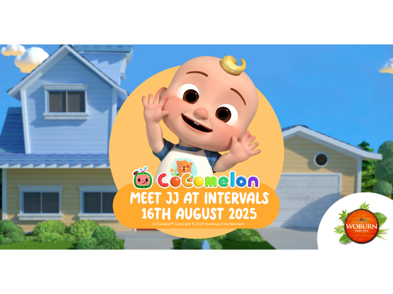 CoComelon’s JJ is visiting Woburn Safari Park! 
