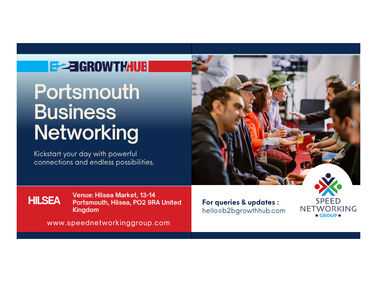 Portsmouth B2B Growth Hub Business Networking Event- 8th August 2025