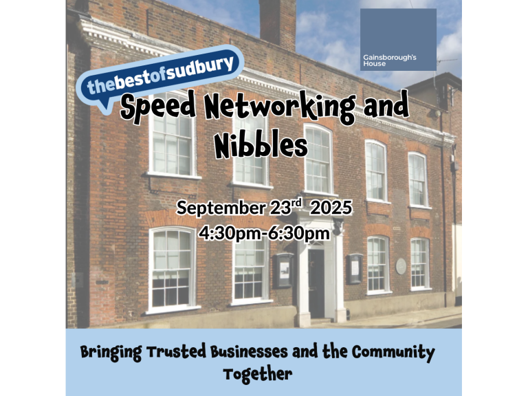 thebestof Sudbury Networking & Nibbles at Gainsborough House