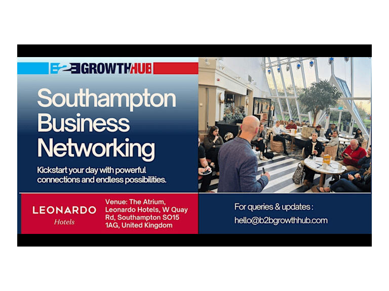 Southampton B2B Growth Hub Business Networking Event- 3d Sep 2025