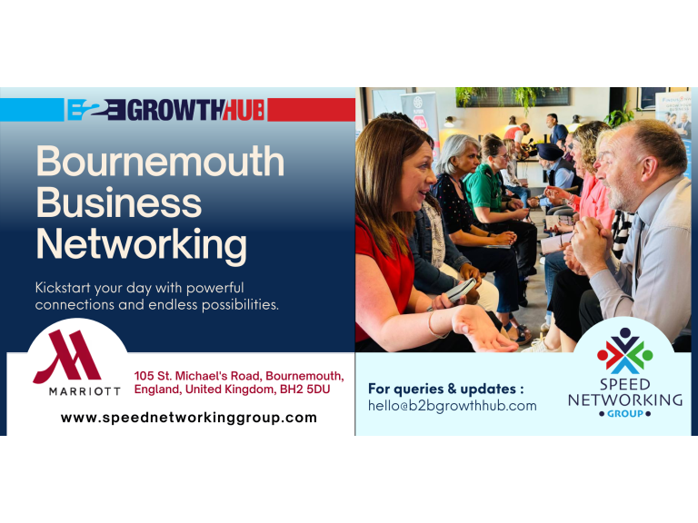 Bournemouth B2B Growth Hub Business Networking Event- 4th Sep 2025