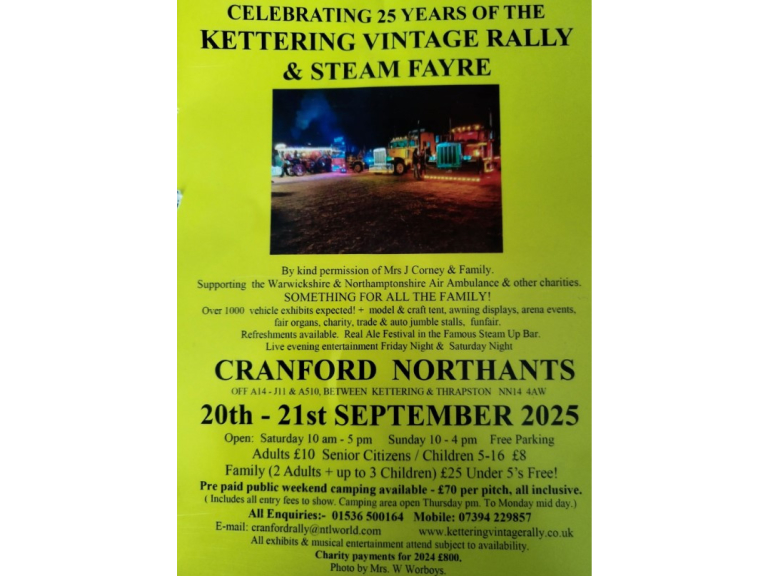 Kettering Vintage Rally and Steam Fayre