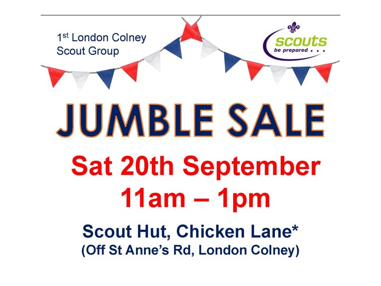 Jumble Sale – 1st London Colney Scouts
