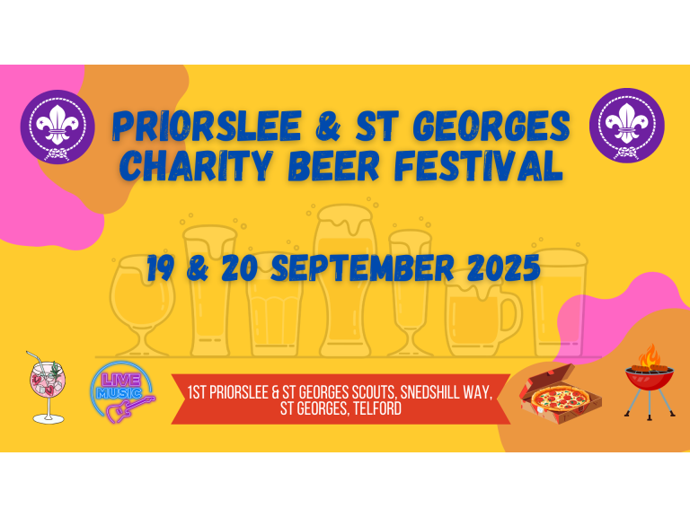 Priorslee & St Georges Charity Beer Festival 2025