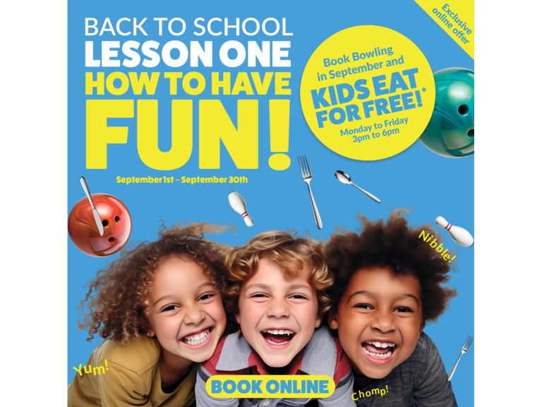 Back to School! NAMCO Funscape Norwich offer during September for Kids