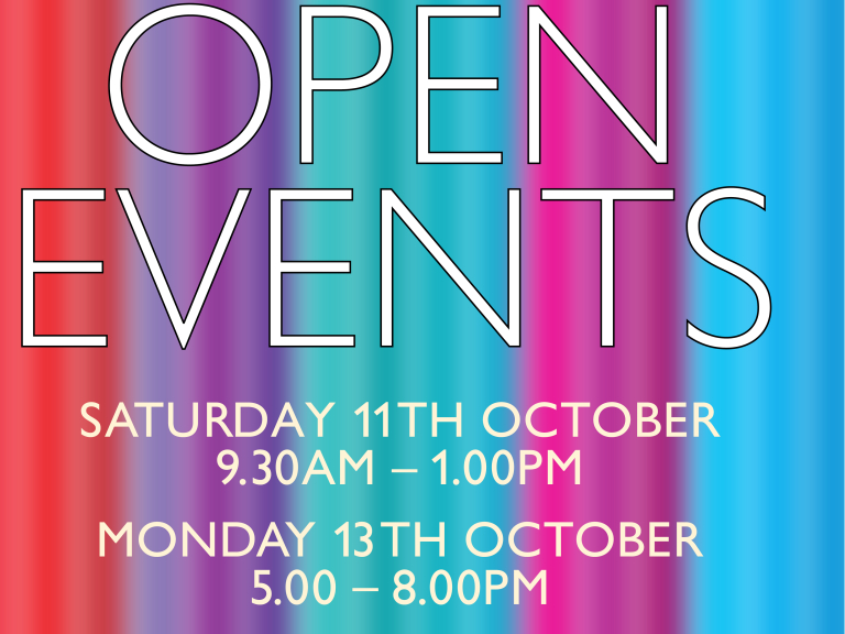 Richard Huish College Autumn Open Evening 2025