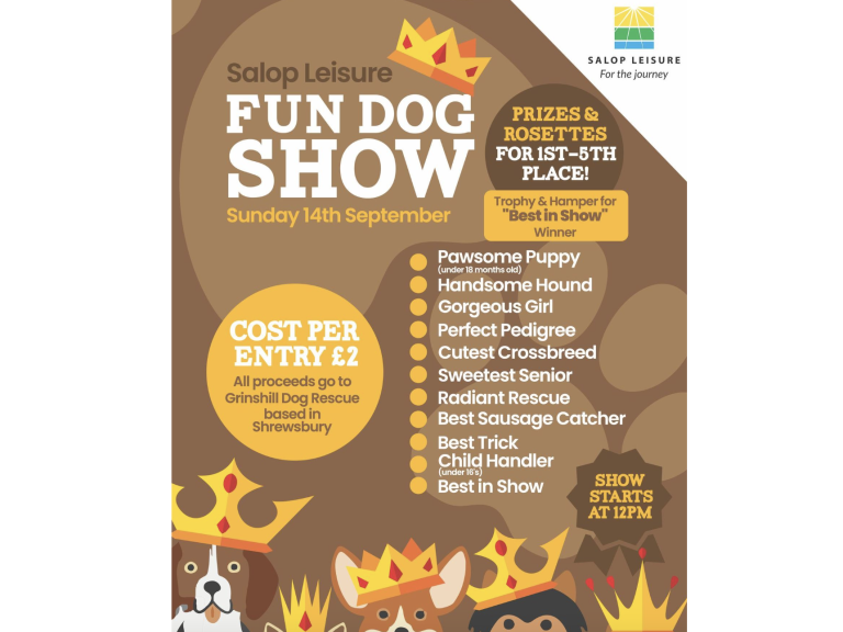 Fun Dog Show in Shrewsbury