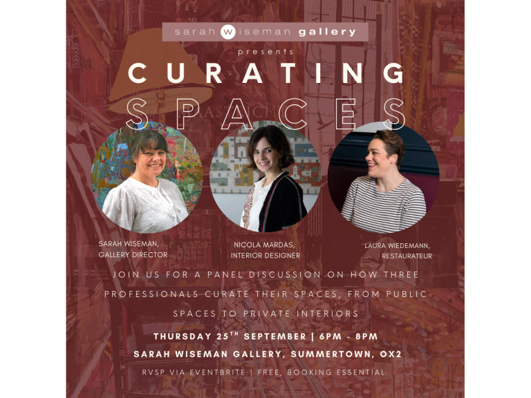 Curating Spaces | Panel Discussion at Sarah Wiseman Gallery