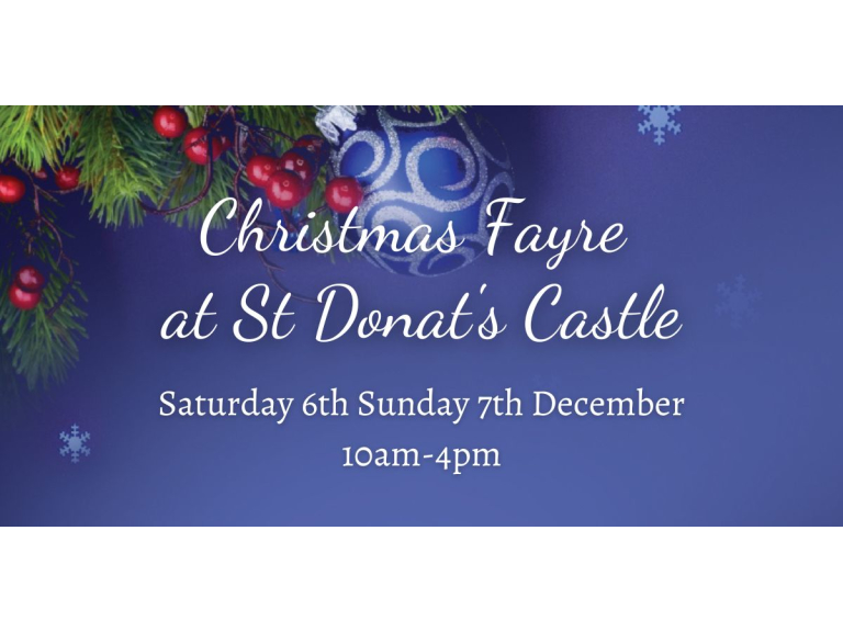 Christmas Fayre at St Donat's Castle 2025