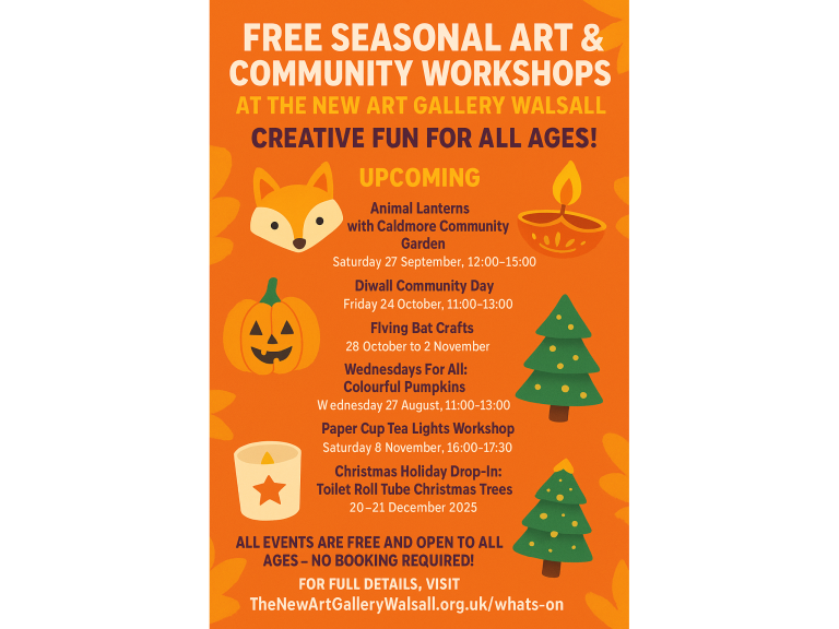 Upcoming Events At  The New Art Gallery Walsall