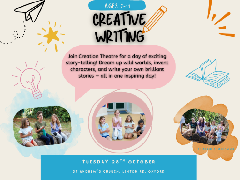 Creation Theatre Half-Term Workshop: Creative Writing 