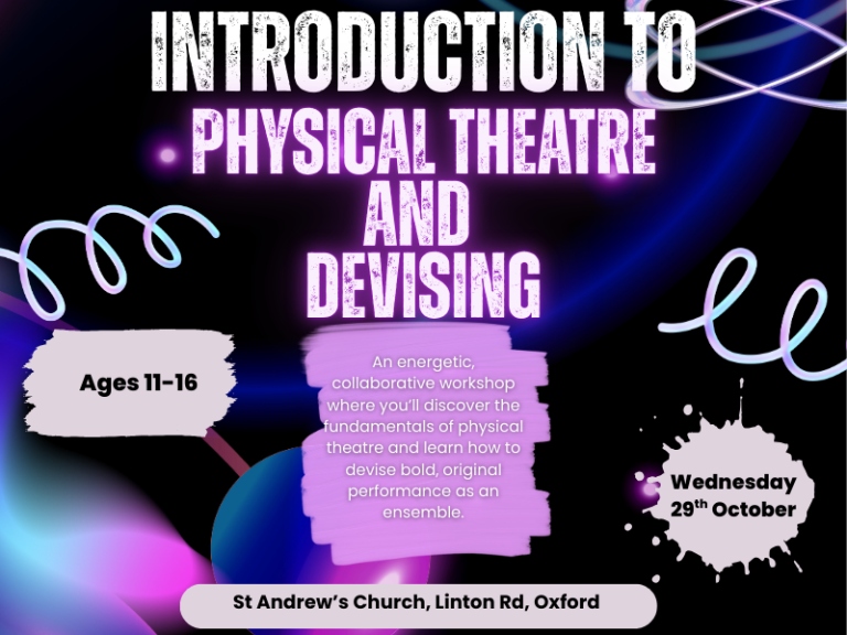 Creation Theatre Half-Term Workshop: Introduction to Physical Theatre & Devising 