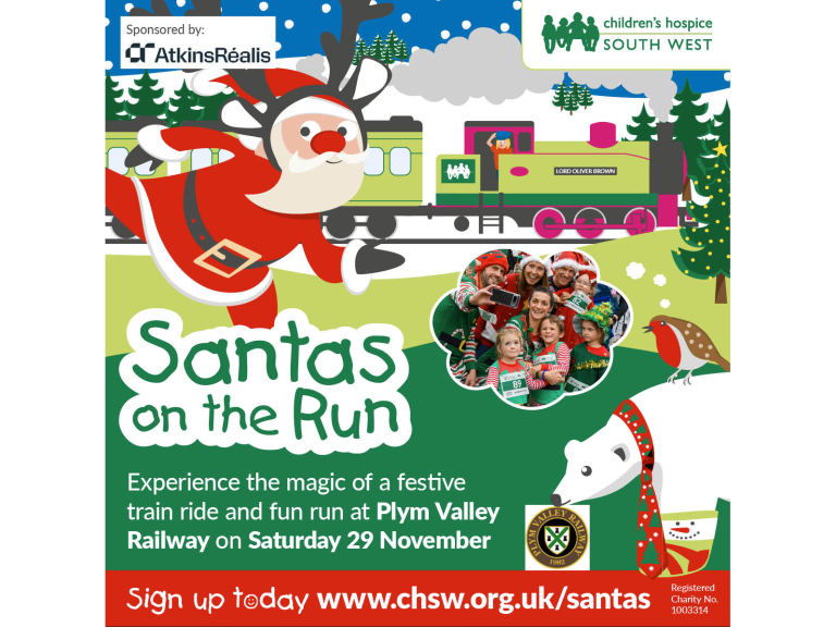 Santas on the Run Plym Valley Railway 2025