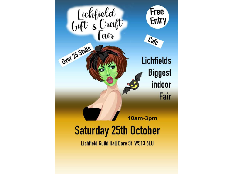 Lichfield Gift & Craft Fair  Saturday 25th October 2025  Lichfield Guild Hall