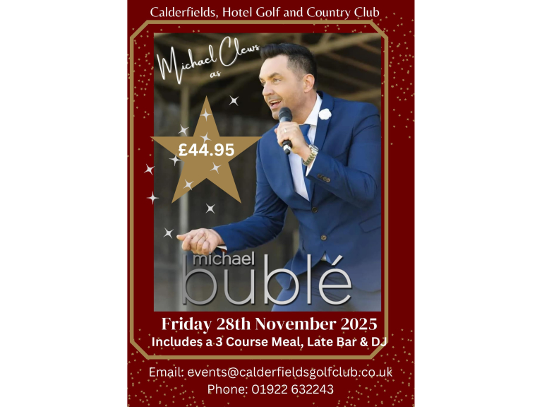 Michael Buble Tribute Evening at Calderfields Walsall