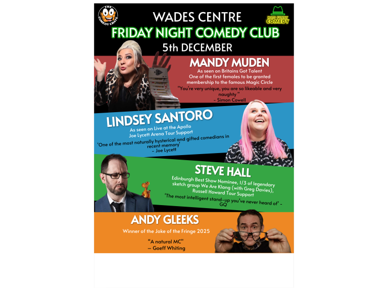 Comedy Night at the Brushwood Suite 