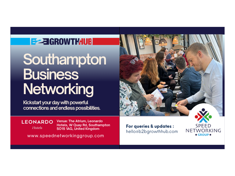 Southampton B2B Growth Hub Business Networking Event- 5th November 2025