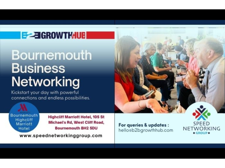 Bournemouth B2B Growth Hub Business   Networking Event- 6th November 2025