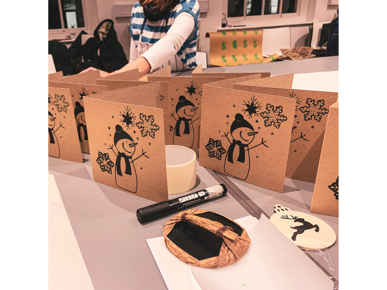 Bluecoat After Hours: Collage Your Christmas Cards