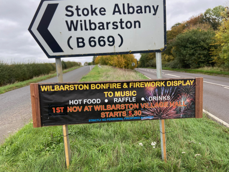 Bonfire & Firework Display at Wilbarston