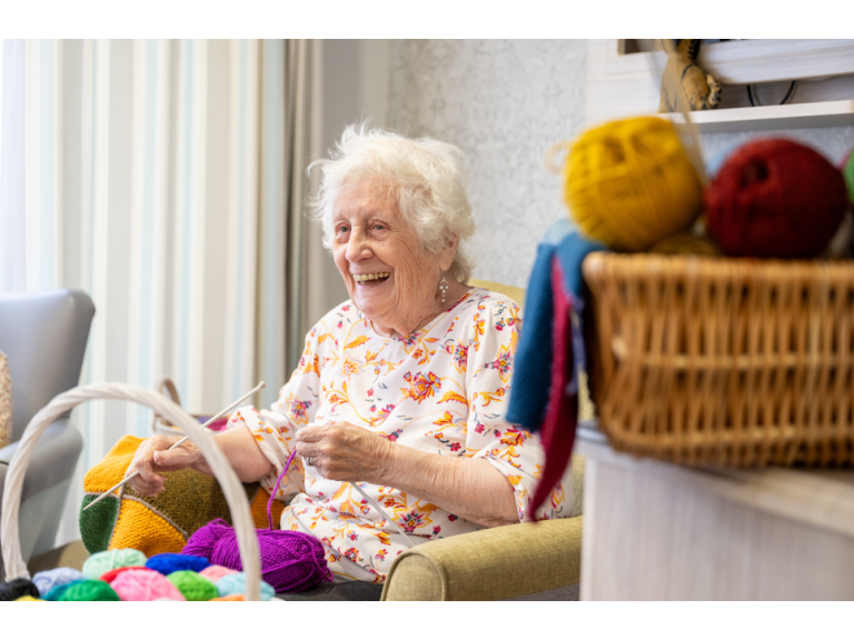 Yarn-tastic! Meet the Edinburgh care home residents knitting up a storm