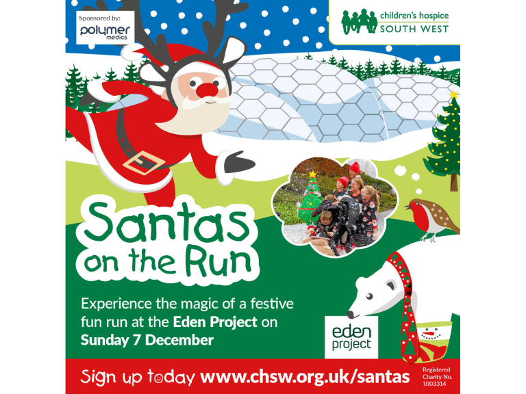 Santas on the Run Eden Project 2025