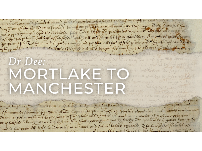 Dr Dee: Mortlake to Manchester