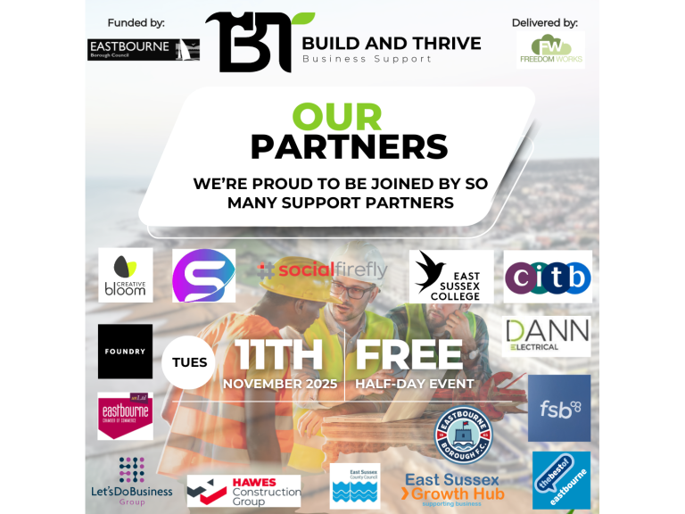 Free Business Support for Eastbourne’s Small Businesses