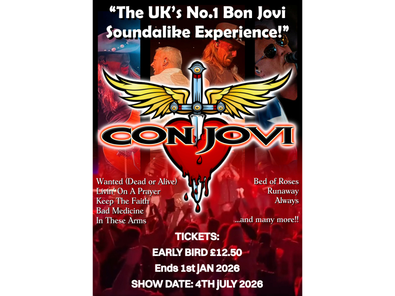 🎸 Con Jovi – The UK’s No.1 Bon Jovi Soundalike Experience
