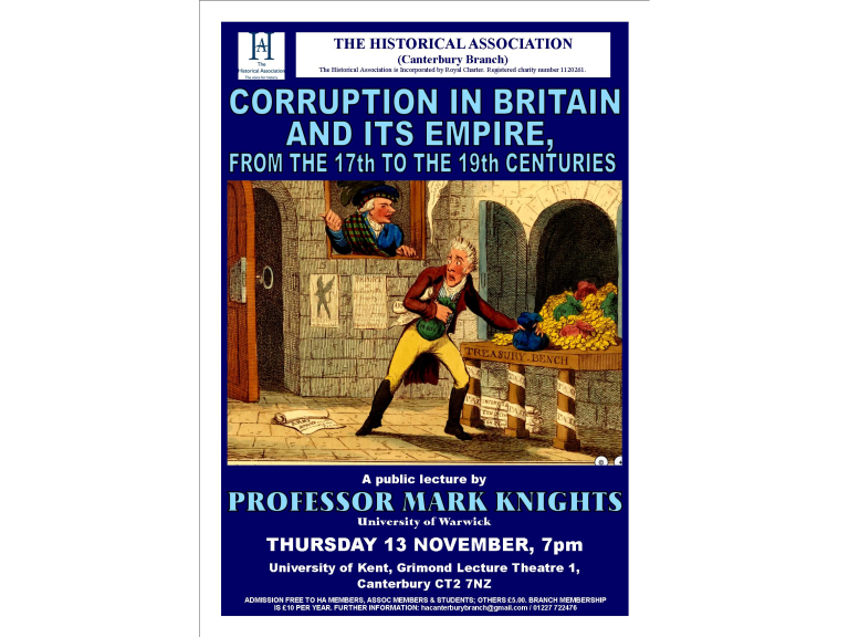 CORRUPTION IN BRITAIN AND ITS EMPIRE from the 17th to the 19th centuries