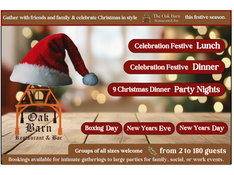 Christmas At The Oak Barn Restaurant 2025
