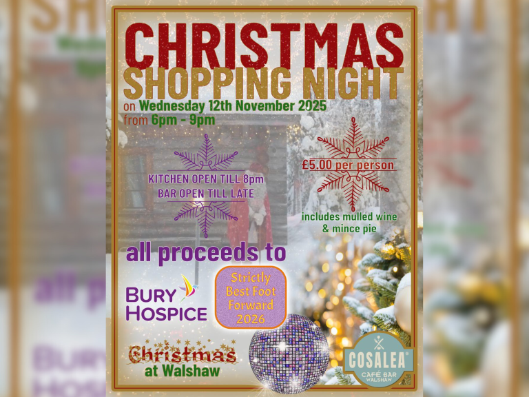 Christmas Shopping Night at Cosalea Walshaw
