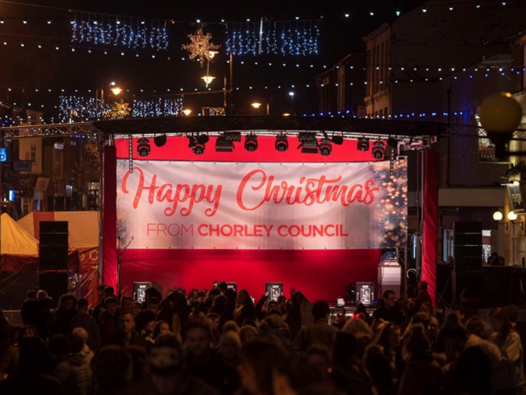 Christmas Lights Switch On & Market Day in Chorley