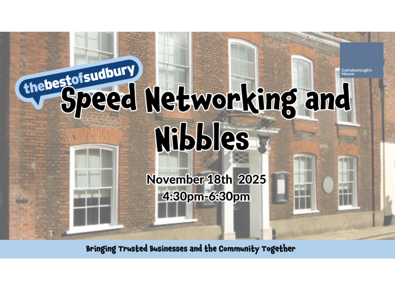 thebestof Sudbury Networking & Nibbles at Gainsborough House