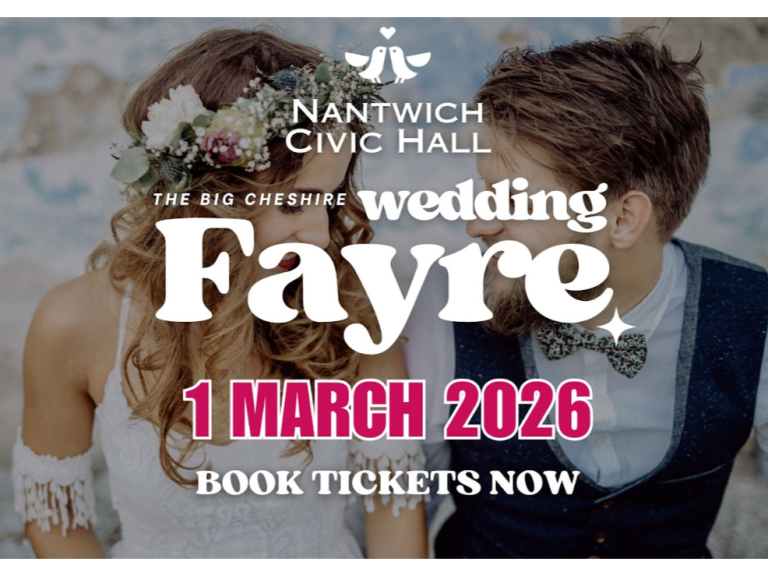 The Big Cheshire Wedding Fair at Nantwich Civic Hall - 1st March 2026
