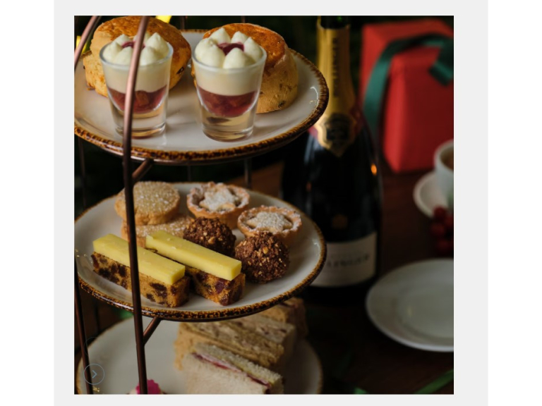 Oh so fabulously festive...  Festive Afternoon Tea at Kettering Park Hotel