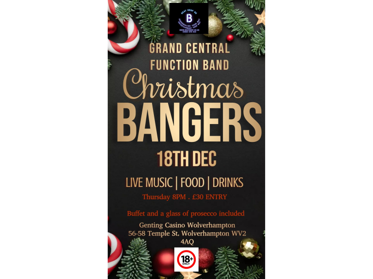 Grand Central Function Band Christmas Bangers at Beat Drop UK