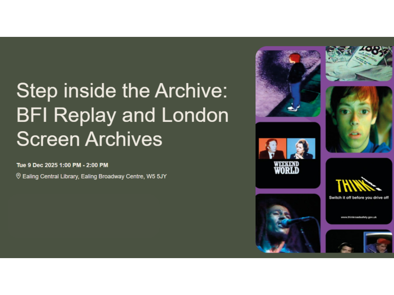 Step inside the Archive: BFI Replay and London Screen Archives  