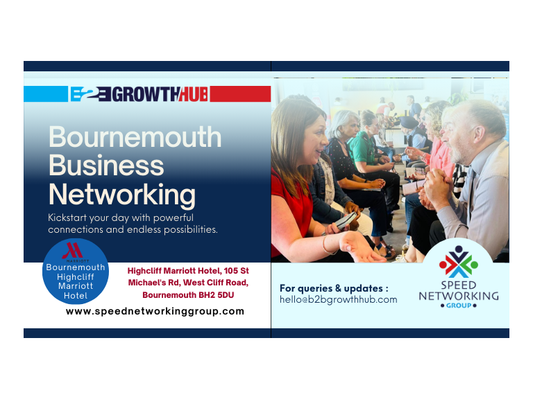 Bournemouth B2B Growth Hub Business   Networking Event- 8th January 2026