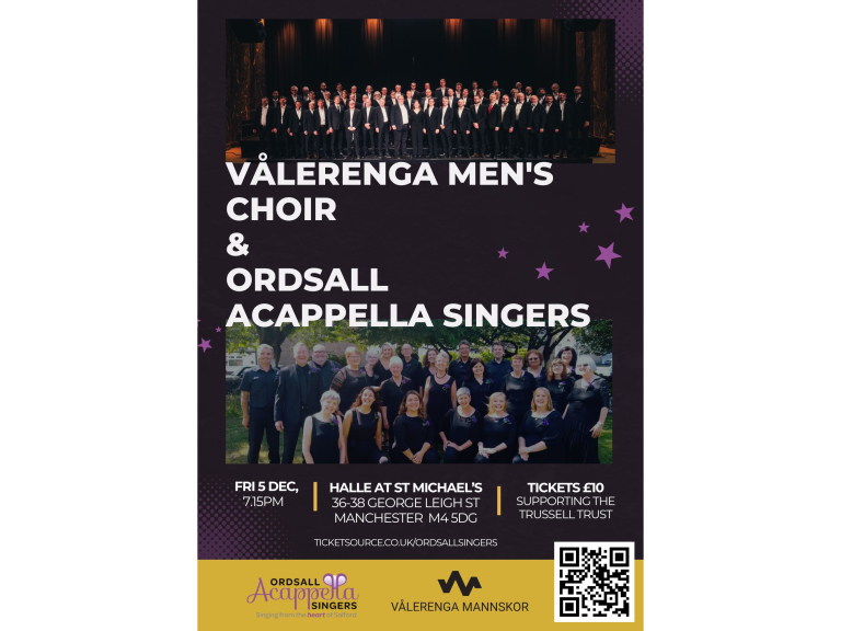 Vålerenga Mens Choir & Ordsall Acapella Singers