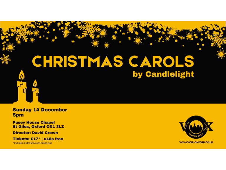 Christmas Carols by Candlelight - vOx Chamber Choir Conducted by David Crown