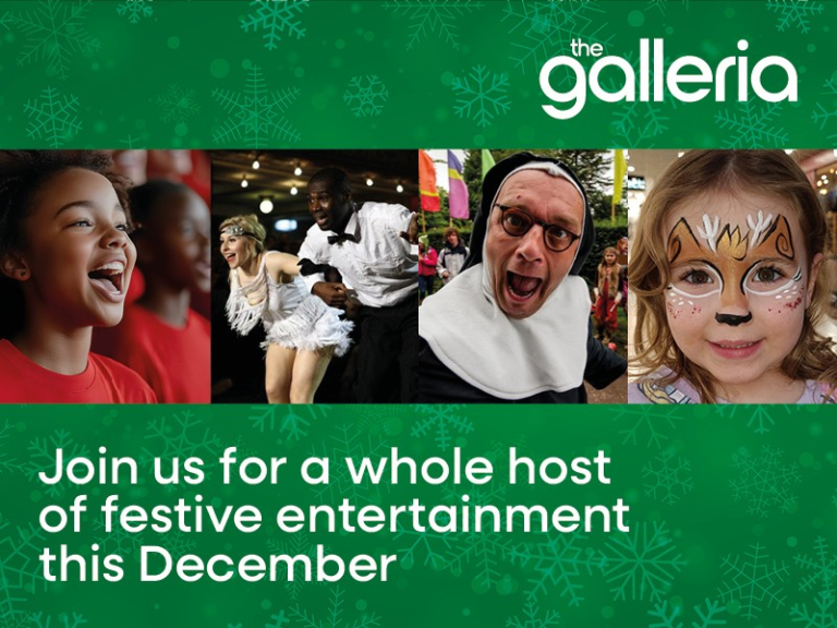 GET IN THE FESTIVE SPIRIT AT THE GALLERIA THIS DECEMBER